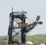 Reading Railroad dumped coal from points west here